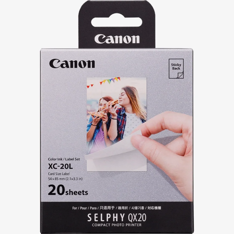 Canon XS-20L / XC-20L - Papier sticker SELPHY QX20