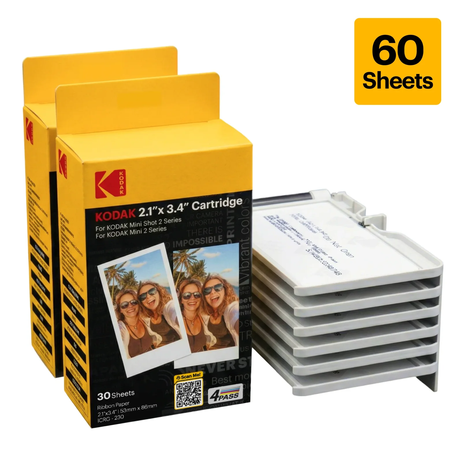 Kodak 4PASS 2,1 x 3,4 - Cartouche Mini 2